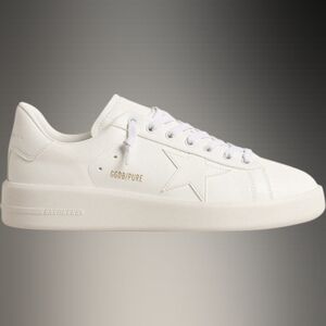 Golden Goose optic white sneakers size 40 BNWB some yellowing of leather
